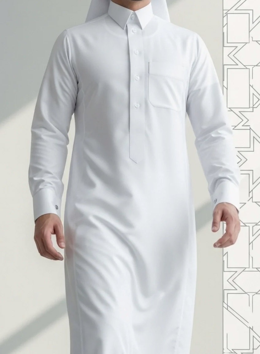 Fabrisoul interlinings designed to reinforce Arabic thobes and kanduras with stable shaping, crisp structure, and long‑lasting garment performance.