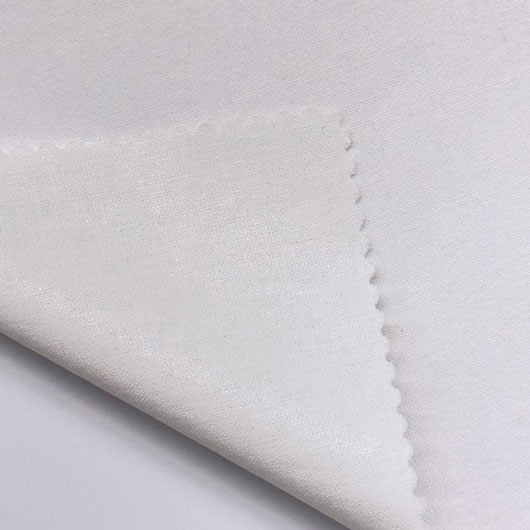 Fusible shirt collar interlining