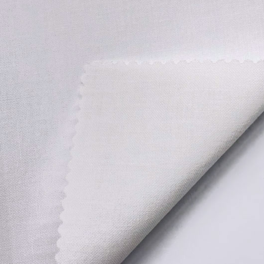 Non-fusible sew-in shirt interlining