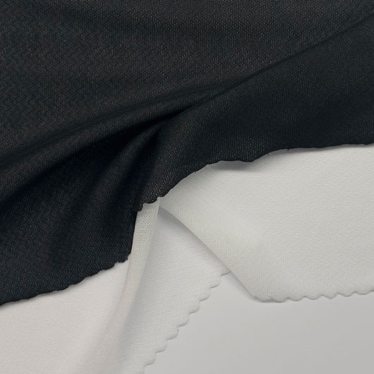 Circular knit non-fusible sew-in woven interlining
