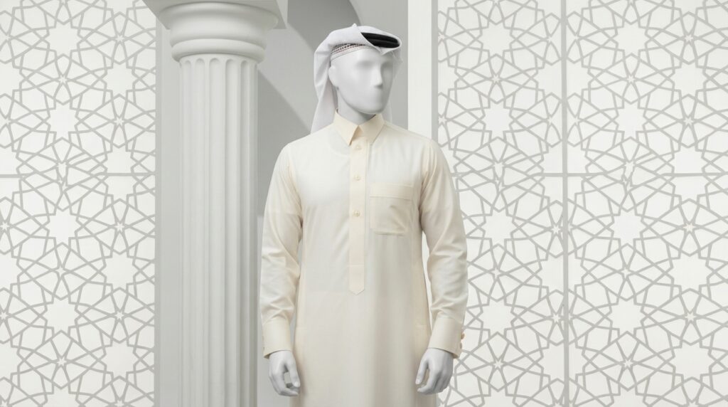 Arabic Thobe interlining by Fabrisoul for collars and plackets